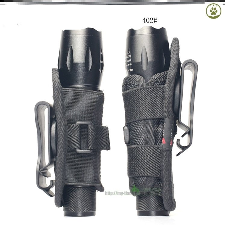 Flashlight waist hanging sleeve strong light super bright flashlight accessories large full flashlight sleeve waist sleeve flashlight sleeve quickly pull the flashlight sleeve