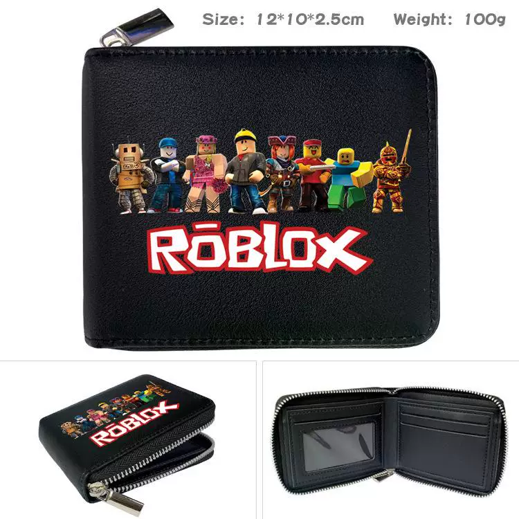 Новый мир виртуальных периферийных молния PU бумажник монета кошелёк ROBLOX игра половинчатый бумажник
