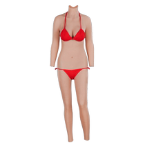 Yirong Silicone Prosthetic Breasts Fake Breasts Transvestite Supplies Womens Clothes Boss Cross-dressing One-piece Fake Vagina Mens Cross-dressing Complete Set