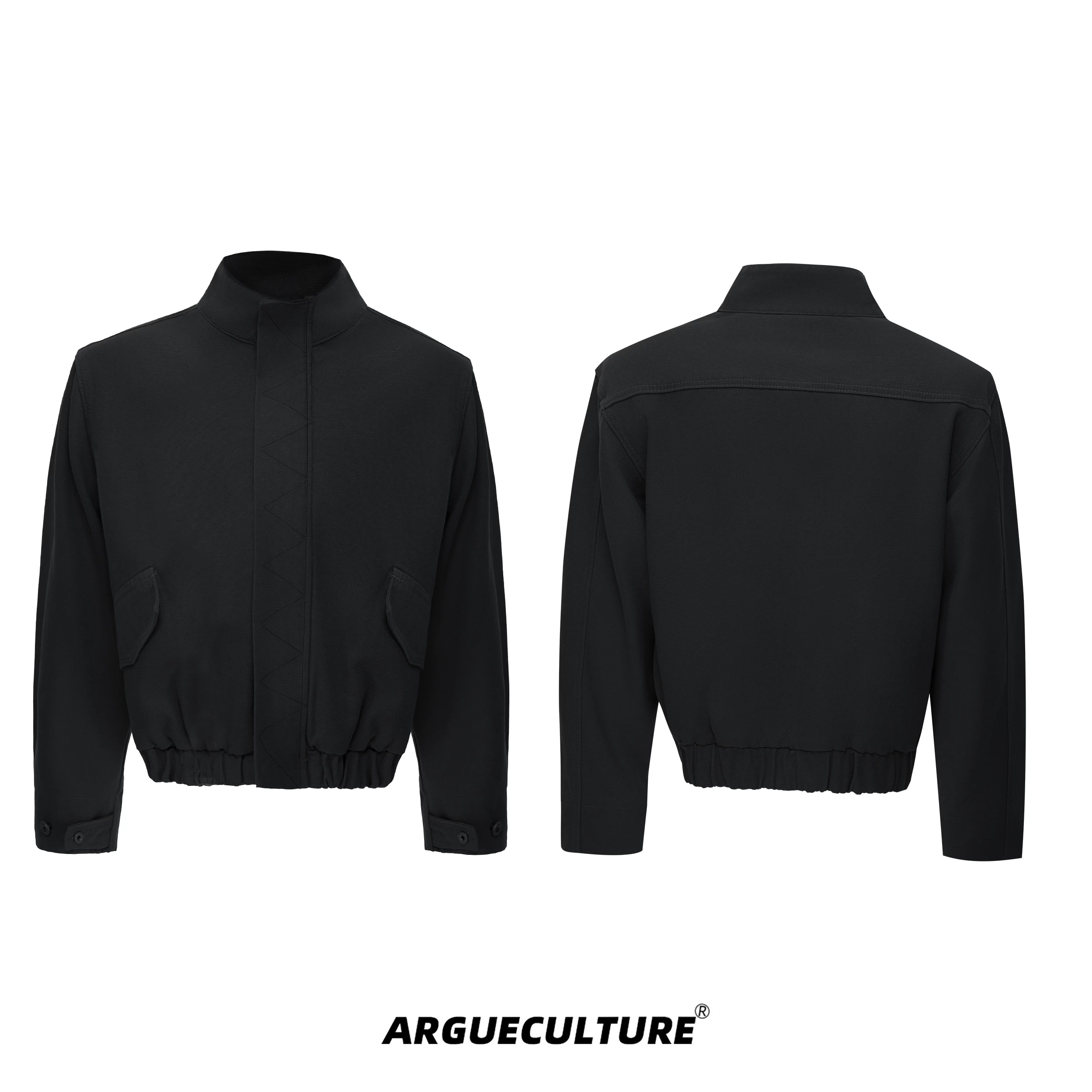 ArguE CulturE Ретро промытая форма Harrington куртка универсальная короткая стойка воротник костюм для работы
