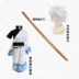 Gintama cos Sakata Gintoki Gin-san trang phục COSPLAY anime quần áo điểm tóc giả Toyako dao 