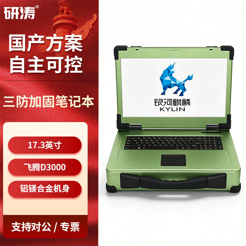 Yantao Domestic Three-Proof Reinforced Notebook Feiteng D3000 Industrial Control Computer Mobile Workstation Portable Terminal