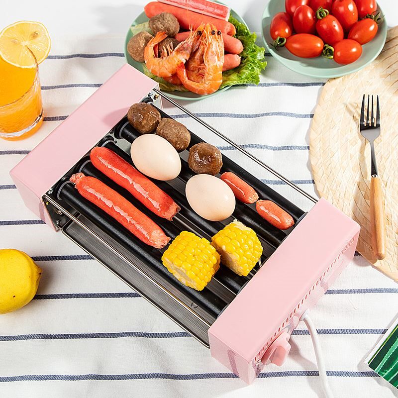Small grilled sausage multifunctional home sausage machine hot dog stick table plug-in roast ham sausage breakfast hot dog