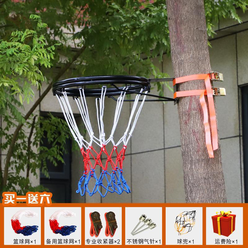 Outdoor punch-free basketball frame indoor and outdoor hanging standard basketball hoop children's shooting rack home adult basket collection