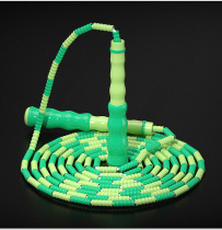 Bamboo Festival Jump Rope Nursery School Children Figure Soft Beads Unknotted Elementary And Middle School Students Adjustable Middle Caveball Festival Jump Rope