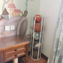 Iron basketball storage rack home childrens football ball rack leather ball basket volleyball shelf basketball frame can be customized
