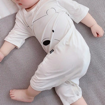 Baby sleeping clothes Childrens kick-proof baby sleeping bag worn by newborns at night Four seasons universal one-piece