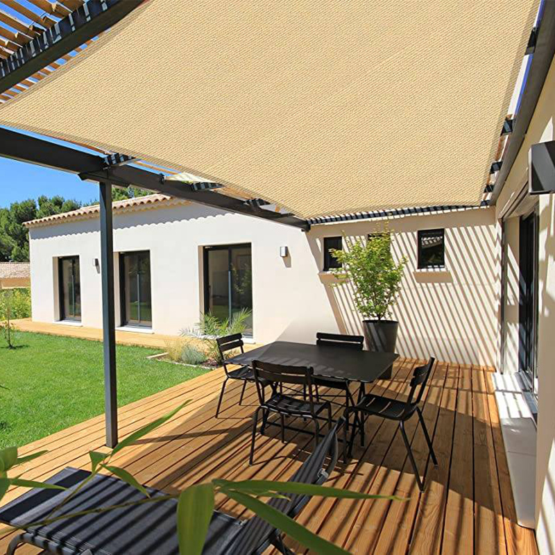 5*6 meters of rain and waterproof shade balcony roof sunscreen outdoor household shade of the sky curtain customized canvas