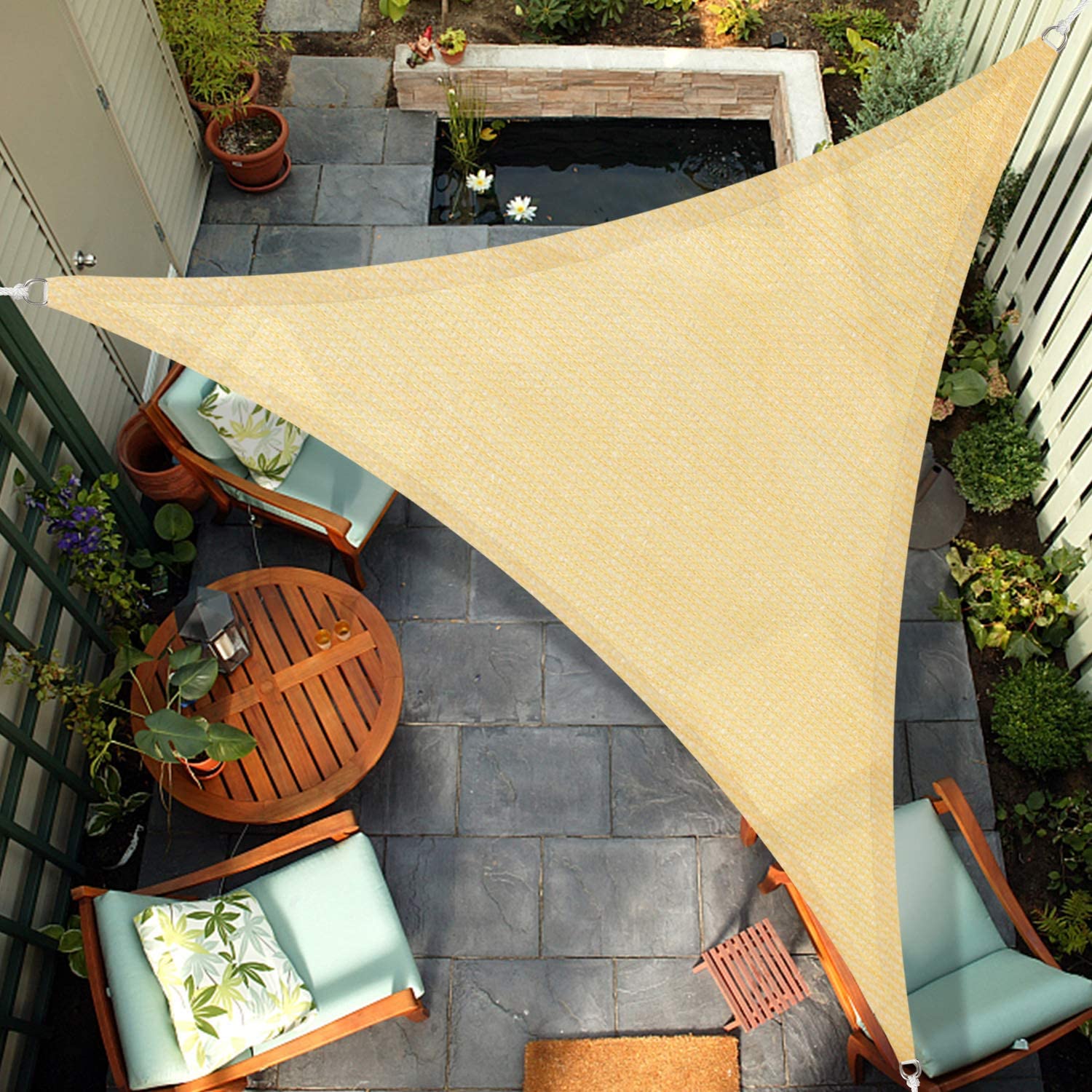 Lomoding sky rainproof shade garden balcony outdoor shade shade with terrace sun protection triangle custom shade