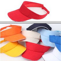 Empty top hat trendy summer tennis sports men and women sun protection marathon running custom logo topless sun hat