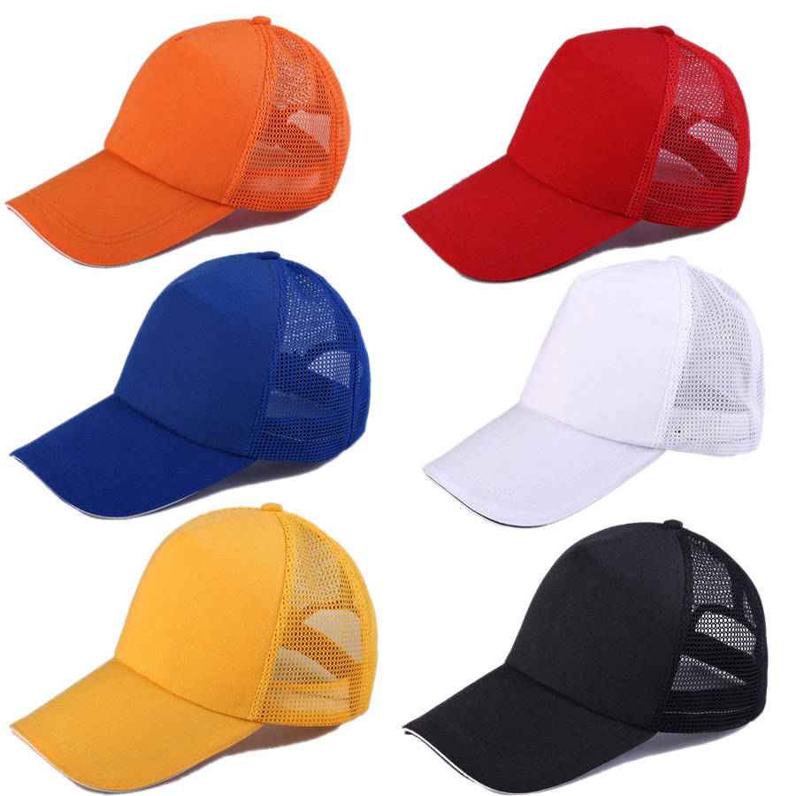 Baseball hat custom logo printing boys and girls advertising hat travel sunscreen custom peak work cap embroidery