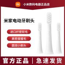 Xiaomi Electric Toothbrush Head Rice Home Sound Wave Electric Toothbrush T100 Replacement Toothbrush Head Original Clothing Imported Soft Hair Clean