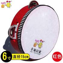4 money drum grade 8 money flower Orff tambourine primary school student tambourine 10 6 drum tambourine dance tambourine inch