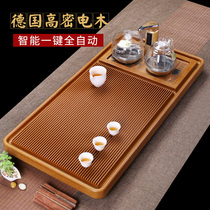 German high-end bakelite tea tray drainage hole rectangular automatic kettle Office living room induction cooker all-in-one