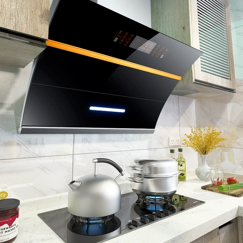 Три -летний магазин 12 цветной моторный капюшона, хорошая жена, кухня домохозяйство двойное всасывание, очистка дымовая сторона всасывающая частота преобразование частоты дыма.