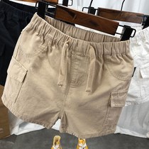 Boy Summer shorts thin section 2021 Baby summer fit pants Childrens pants Children Korean version casual 50% pants