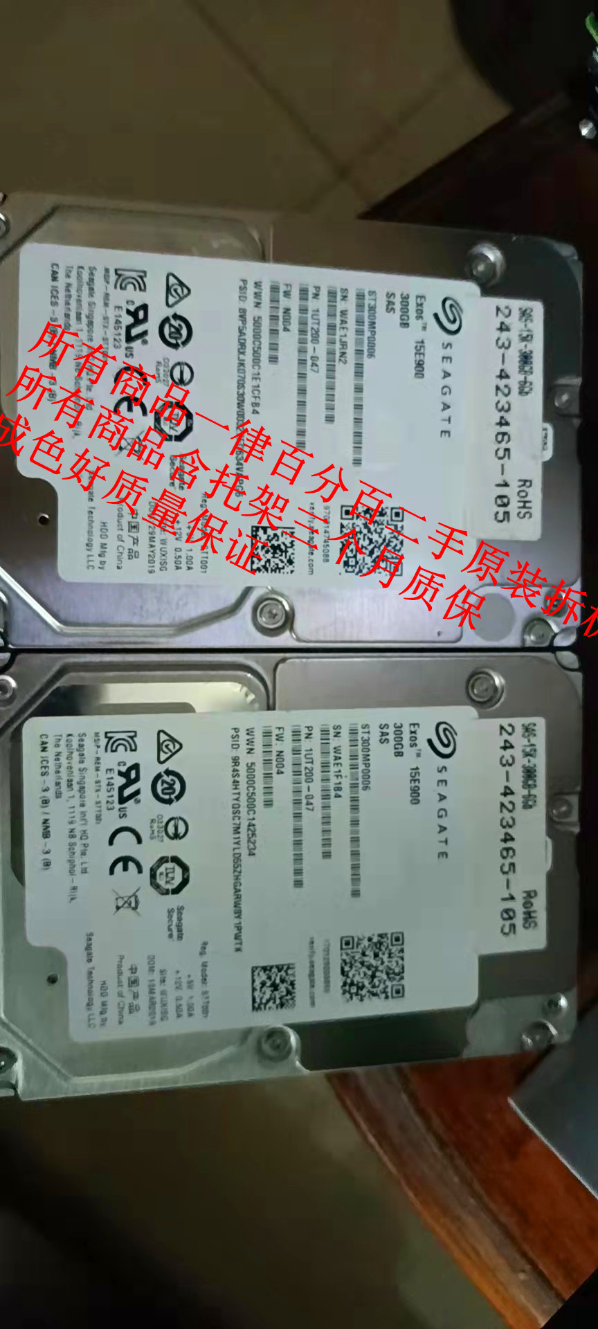 Original spot NEC 243-423465-105 300G 15K SAS 2 5 12GB storage disk