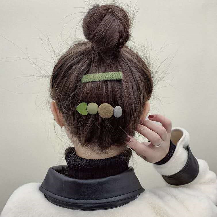 Han edition of hair decoration students in red side clip in new sweet girls hair clip