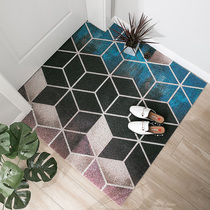 Carpet doormat entrance can be scrubbed and cut home entrance mat kitchen silk ring Nordic dustproof entrance