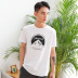 ngắn tay in vài trang phục đẹp trai hàng đầu châu Âu t-shirt của phụ nữ siêu lửa phiên bản Hàn Quốc mát mẻ cô gái của nam giới và phụ nữ váy mùa hè 2020 