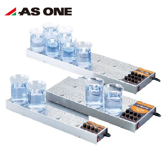 ASONE/亚速旺紧凑多联型磁力搅拌器KSI-4/KSS-4/KSI-8/KSS-8进口
