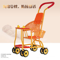 Bamboo Choreographer Stroller Baby Out of cart Light Imitation Vine Car Dining Chair Vine Chair Skaters Divine Instrumental Bamboo Rattan Small Cart