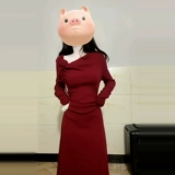 Летнее красное платье, длинная юбка, премиум класс