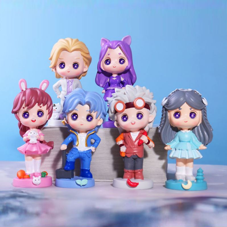 Fighting Roo Continent World Birthday Gift Blind Boxes Small Dance Cartoon Model Paparazzi Children Girl Swing Boy Toys