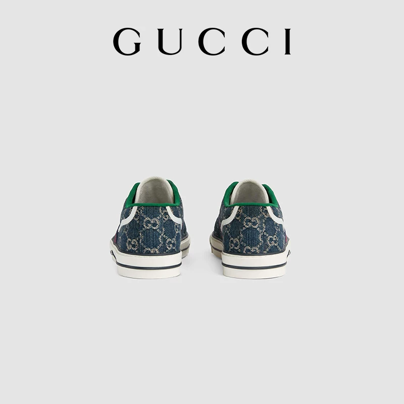 Gucci GG Denim серия теннисные кроссовки 1977 для мужчин