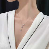 S925 sterling silver six star star necklace female choker summer meteor neck chain 2021 New Tide personality fashion