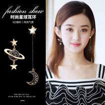 Asymmetrical earrings 2020 new fashion ear clip no ear holes Korean temperament net red high-grade sense hypoallergenic earrings