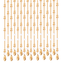 Bead curtain crystal partition hanging curtain living room entrance feng shui door curtain decoration screen internet celebrity gourd hanging curtain without punching