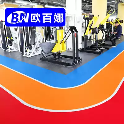 Oubina professional badminton court floor patch Indoor fitness center elastic floor mat sports hall floor glue