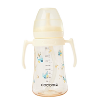 Cocoa Meng Straight-through Straw Bottle Food-grade ppsu 3-6 years old direct-suction growth-type mouthguard bottle for 2 years and above