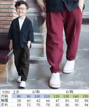 肉团子的纸样T253儿童上衣 开衫 中式上衣纸样