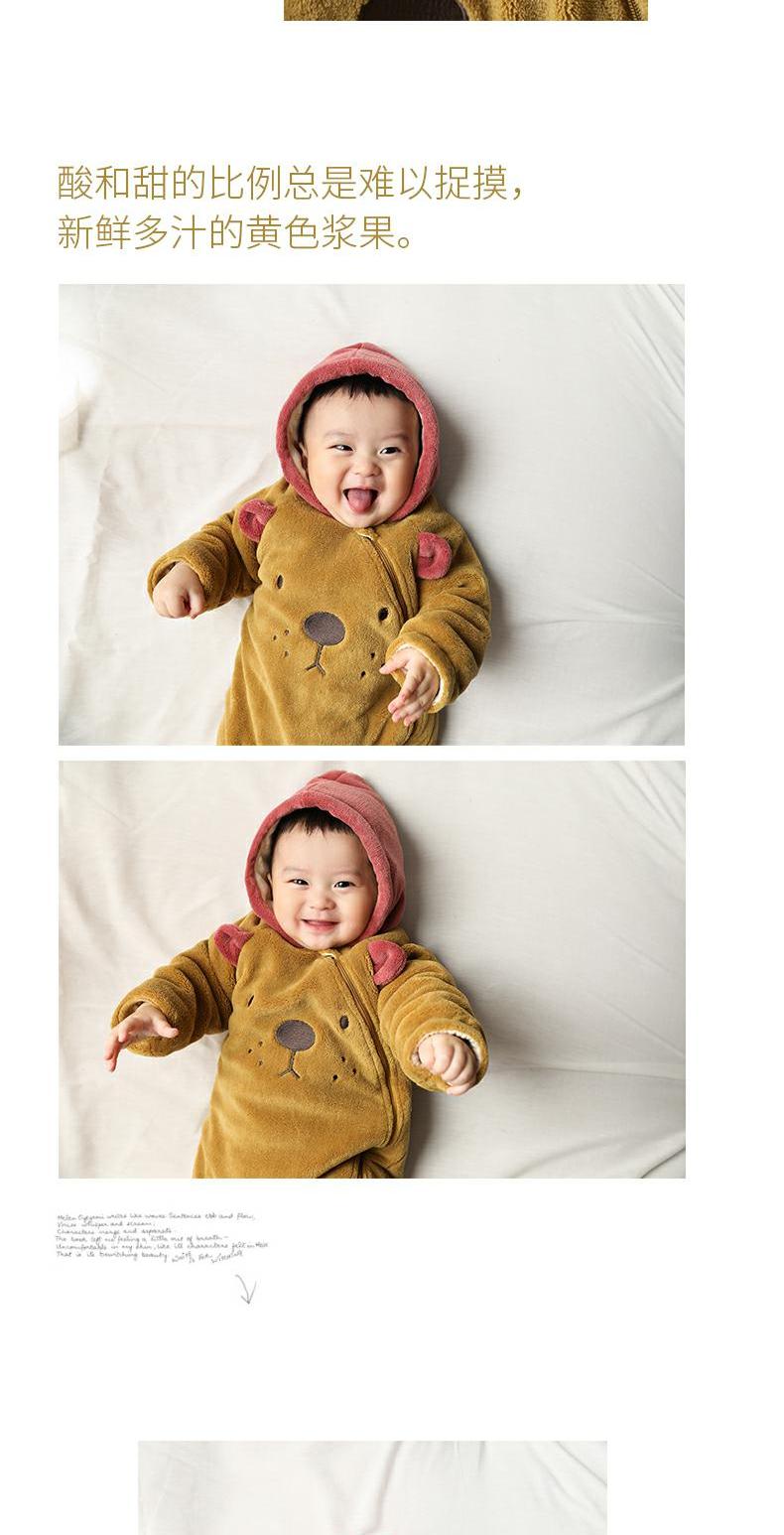 Papa trẻ sơ sinh lông cừu romper đàn ông và phụ nữ bé quilted ấm jumpsuit ấm mùa thu và mùa đông mũ trùm quần áo trẻ sơ sinh thu đông