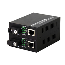 Tuoxuan Gigabit 1 optical 1 electrical fiber optic transceiver one optical one electrical optical to electrical converter single multi-mode universal 3km pair