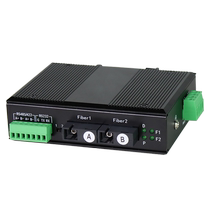 Tuxuan Industrial Grade Ring Network RS485 232422 Two-way Serial Port Data Optical Transceiver Station RS485 Ring Optical Fiber Transceiver Repeaters Optical Cat 1 Terri