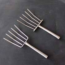 Long fork with 1 handle to increase the noodle tool Japanese-style bean sprouts fork rice plug stall convenient shredded radish