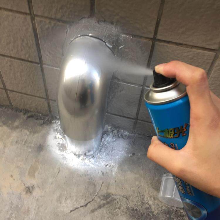 Self-spray anti-rust paint Rust Plated Zinc Iron Gate Refurbished Lacquered Metal Stainless Steel Anti-Corrosive Paint Small Jar Silver Powder-Taobao