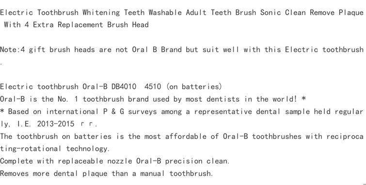 Oral-B Electric Toothbrush with Rotating Technology - Product image 6