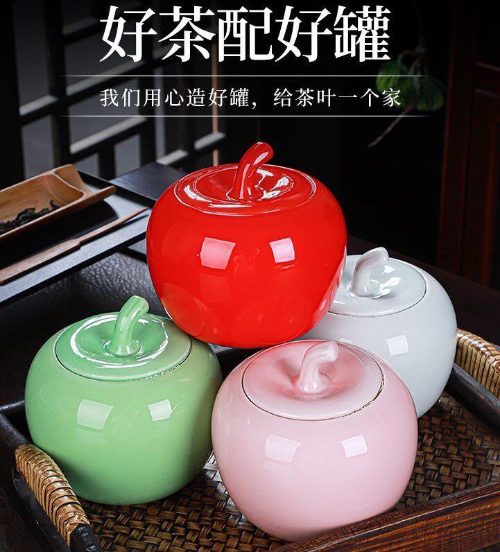 Large Jars Porcelain Sealed Bottles Home Decoration Wedding Sugar Jars Storage Tea Jars