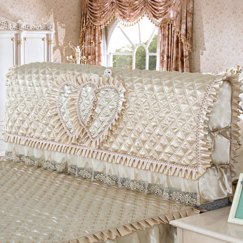 Bedside cover cotton 2020 new simple and modern bedside cover fabric princess style all-inclusive detachable and washable