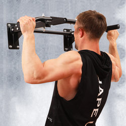 Pull-up device wall punched horizontal bar home indoor wall single parallel bar fixed single bar home fitness equipment