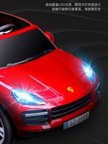 gb good child Porsche Cayenne Childrens electric car Four wheels with remote control baby cross-country car charging toy car