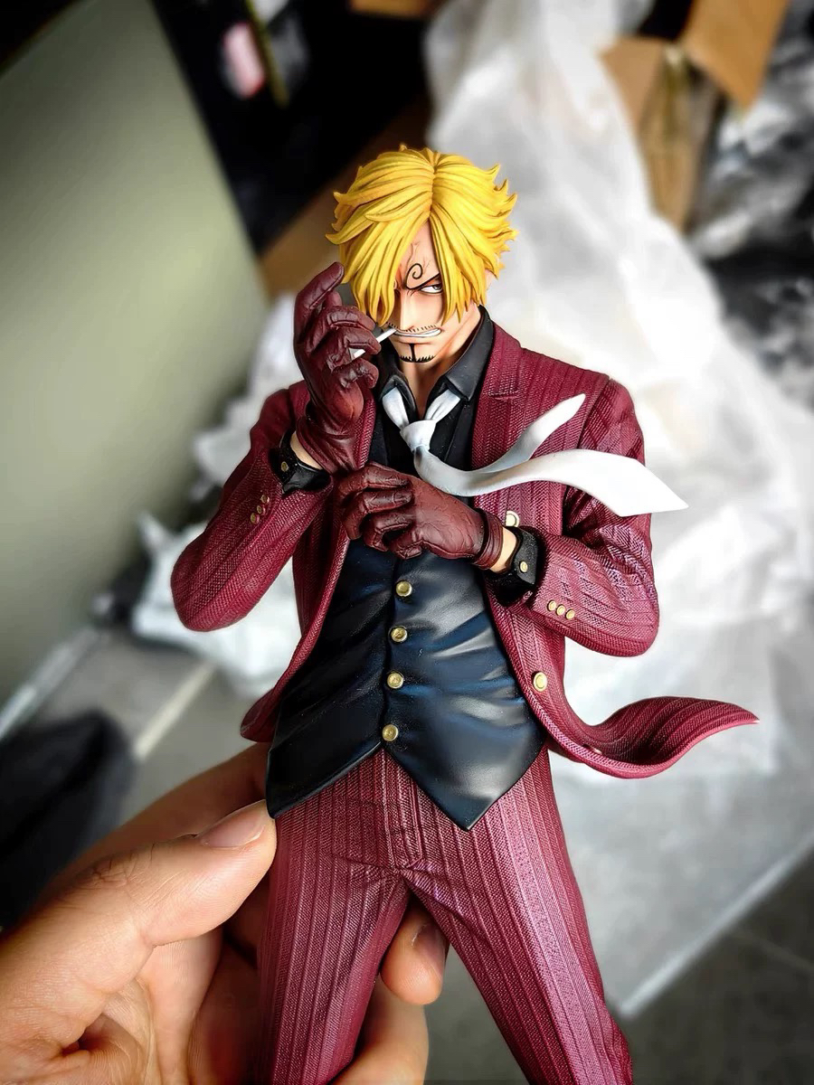 TH Sanji inBlonde Suit with Burst Aura One Piece GK Model