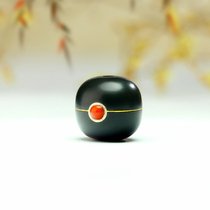 Huzige jewelry and Tianyu pendant Taqing first-class fine material 24K gold inlaid with south red transfer beads with beads