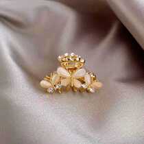 South Korea 2021 new grip clip small number hair clip overhead Liu Haiclip hair decoration female small cat eye stone child shark clip