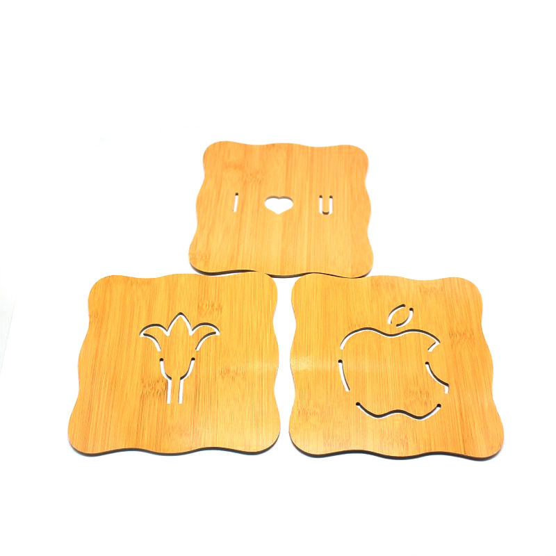 Kitchen creative heat insulation tableware mat plate coaster non-slip table mat pot mat anti-scalding mat bamboo mat 6148-6729