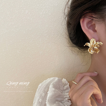 Irregular Flowers Earrings Female Summer Brief Small Crowd Design Earrings 2022 New Tide Fashion 100 Hitch Wear